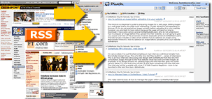 subscribing to an RSS feed