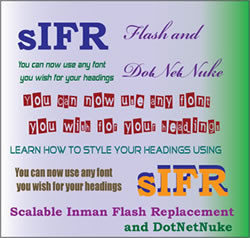 sIFR Flash Headings with DotNetNuke