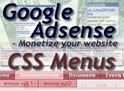 Issue 12 CSS Horizontal Menus and Google Adsense