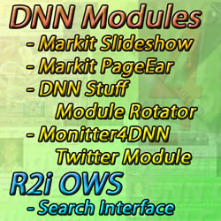Issue 45 - Markit Modules Slideshow and PageEar, DNN Stuff's Module Rotator, Monitter4DNN and Open Web Studio Tutorials