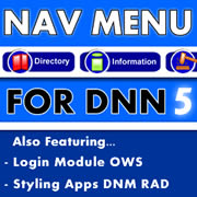 Issue 52 - DotNetNuke Nav Menu v2, Custom Login Module OWS, Styling App with RAD