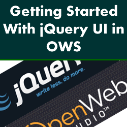 Getting Started With jQuery UI in OWS - 3 Videos