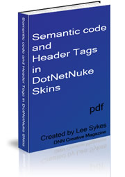 semantic code and header tags in dotnetnuke pdf book
