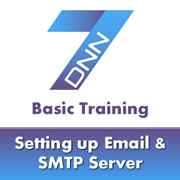 DotNetNuke 7 Basic Training - How to Setup Email (SMTP Settings)