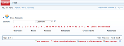 Screenshot of Admin > User Accounts