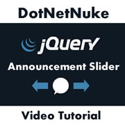 Issue 68 - Creating a jQuery Announcements Slider