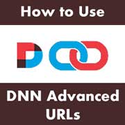 How to Activate and Use DNN Advanced URLs - Introduction and Creating Custom URLs