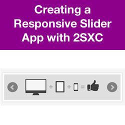 Creating a Responsive, Configurable Content Slider App with 2SXC - Installing and Configuring 2SXC