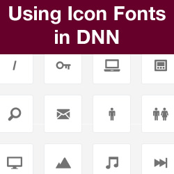Creating and Implementing an Icon Font for DNN