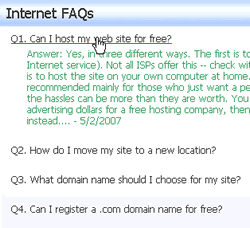 DotNetNuke FAQ Module