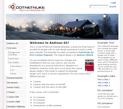 How to create a DotNetNuke CSS skin from an XHTML template