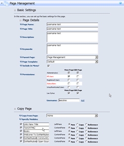 page management