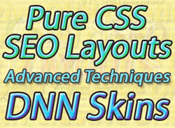 Pure CSS SEO Layouts for DotNetNuke skins