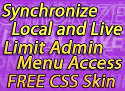 Deployment and Synchronization, Admin Menu Access and Free CSS DotNetNuke Skin
