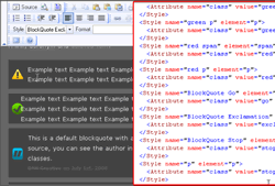 FCK Editor Formatting Style Definitions