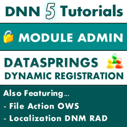 Issue 53 - DotNetNuke Module Administration, DataSprings Dynamic Forms, File Action OWS, Localization with RAD