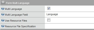 Undefined form Multi Language properties