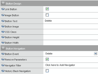 Screenshot of the btn_Delete control properties