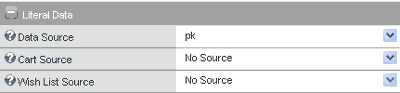 Screenshot of the ltl_newsPk control properties