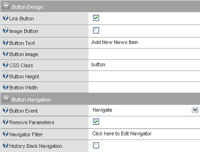 Screenshot of the btn_AddNew Control properties