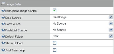 Screenshot of Small_Image control properties
