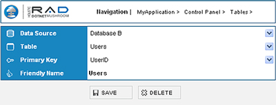 Screenshot – Linked Table form