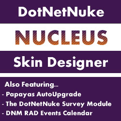 Issue 60 - The DNN Nucleus Skin Designer, Papayas Auto Upgrade and the Survey Module