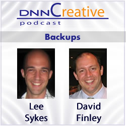 DotNetNuke Podcast, DNN Backup Methods and Advice
