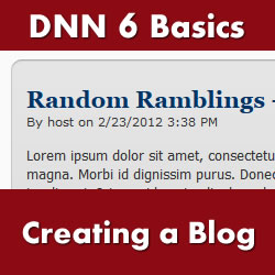 How to Build a Website with DotNetNuke 6