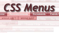CSS Menus